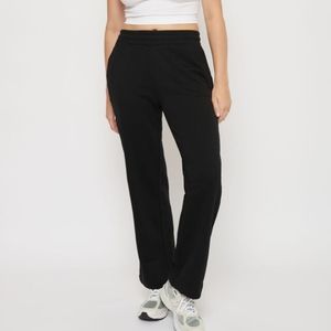 Dynamite Wide Leg Black Joggers